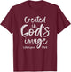 71 Year Old Christian Jesus and God 71st Birthday T-Shirt - T-Shirt | Maroon