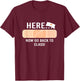 School Nurse Funny Gift Stethoscope Nurse T-Shirt - T-Shirt | Maroon