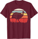 Vintage Retro Guinea Fowl T-Shirt - T-Shirt | Maroon