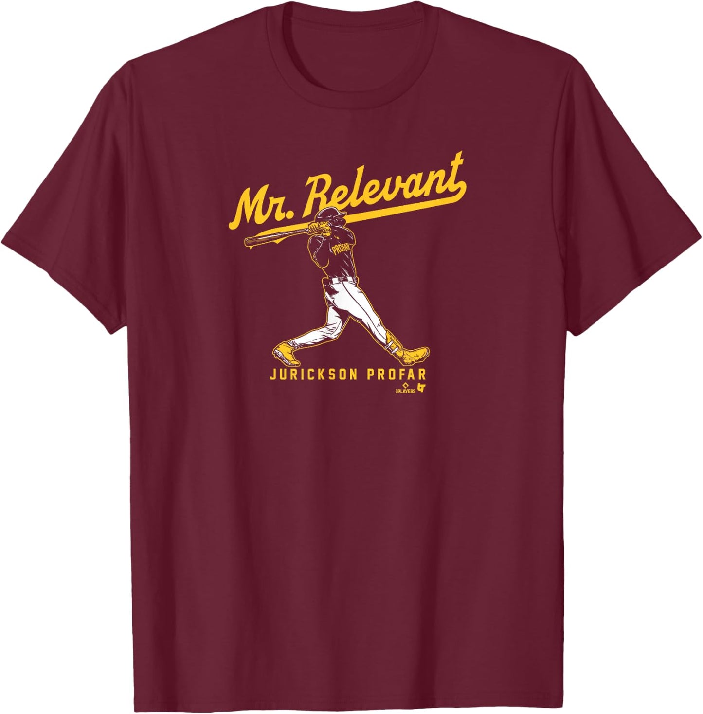 Jurickson Profar - Mr. Relevant - San Diego Baseball T-Shirt - T-Shirt | Maroon