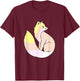 Pangender Fox Pangender Pride T-Shirt - T-Shirt | Maroon