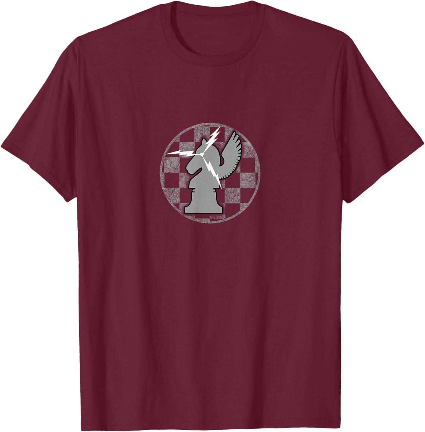 963rd AACS / AWACS Greyscale Patch T-Shirt - T-Shirt | Maroon