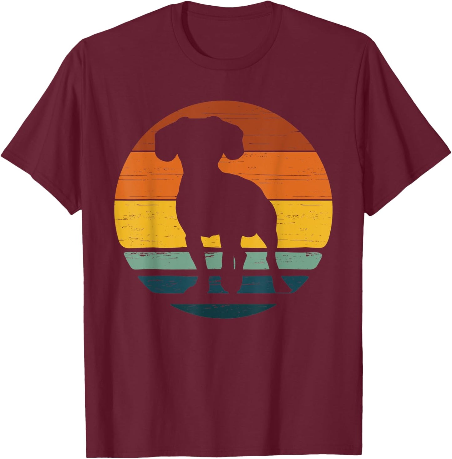 Cav-a-Jack Vintage Retro Mom Dad Dog Gift Men Women Kids T-Shirt - T-Shirt | Maroon