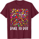Dot Day Shirt Women Men Kids Girls Boys Teacher 2024 Dot Day T-Shirt - T-Shirt | Maroon
