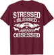 Labrador Retriever Lover Dog Owner Breed Lab Fur Mom Dad T-Shirt - T-Shirt | Maroon