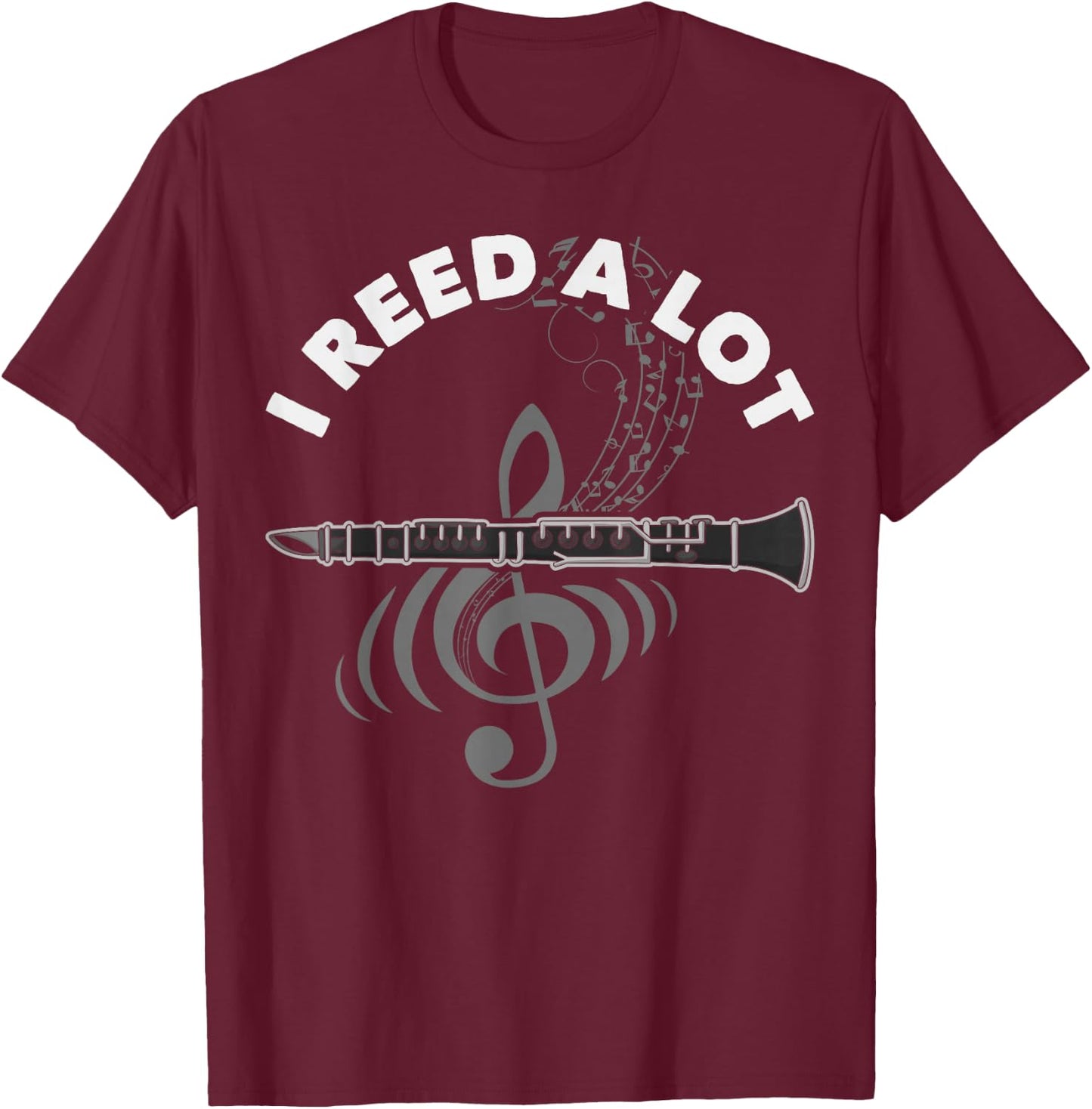 Funny Orchestra Musician Clarinetist Gift Clarinet T-Shirt - T-Shirt | Maroon