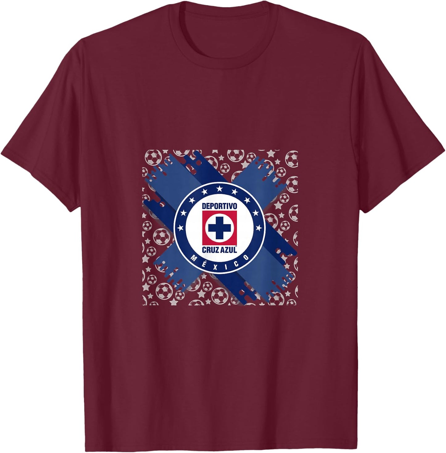 Cruz Azul - Score Big with Our Exclusive Collection T-Shirt - T-Shirt | Maroon