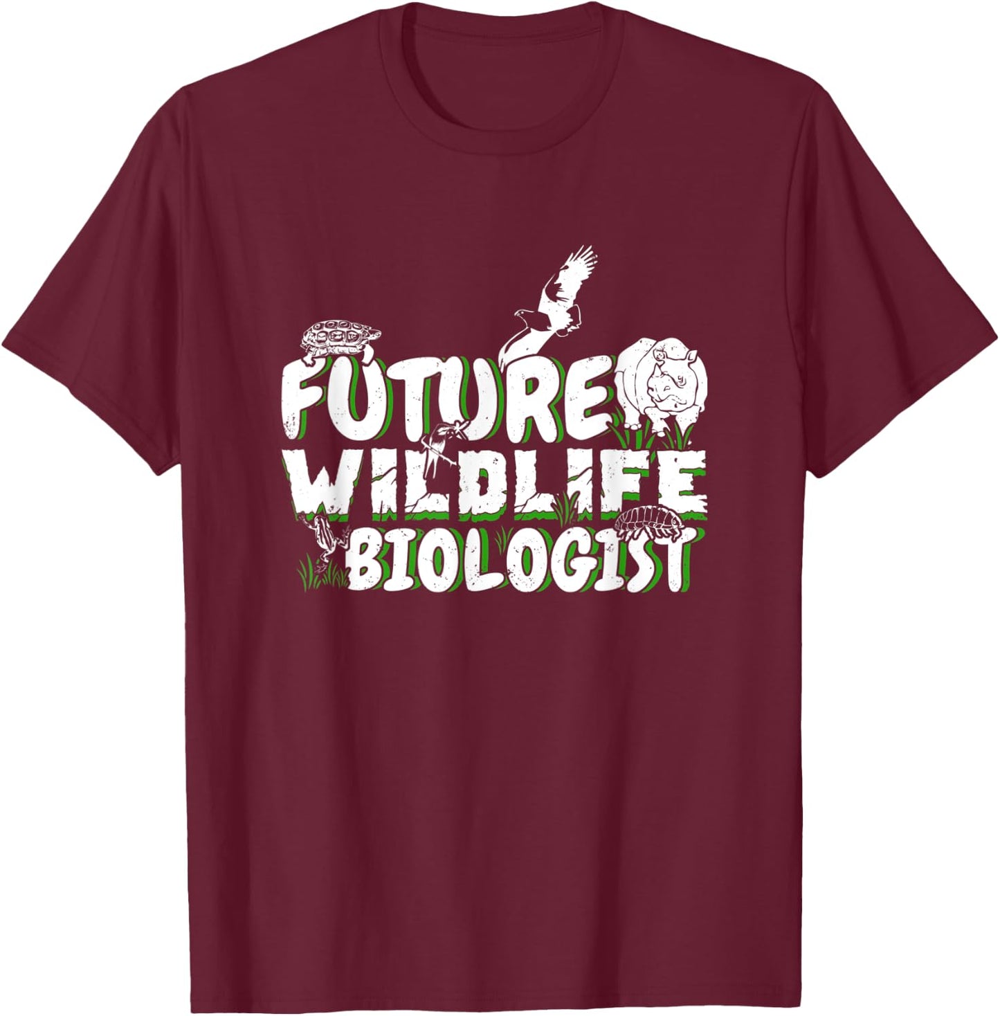 Future Wildlife Biologist T-Shirt - T-Shirt | Maroon