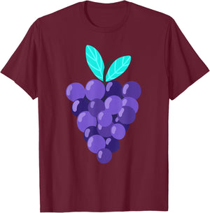Funny Grape Matching Group Halloween Costume T-Shirt - T-Shirt | Maroon