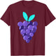 Funny Grape Matching Group Halloween Costume T-Shirt - T-Shirt | Maroon