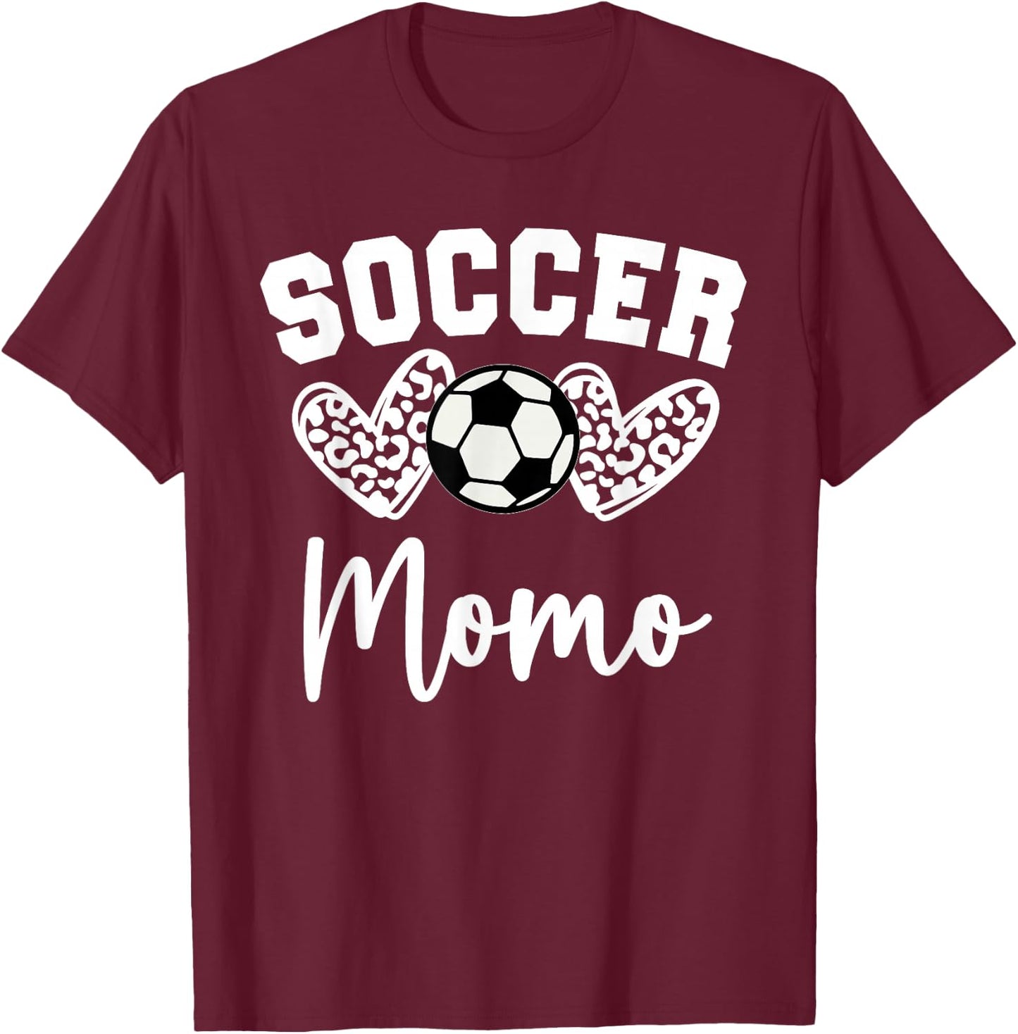 Soccer Momo Matching Family Soccer T-Shirt - T-Shirt | Maroon