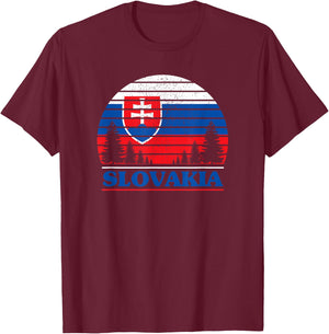 Slovakia T-Shirt - T-Shirt | Maroon