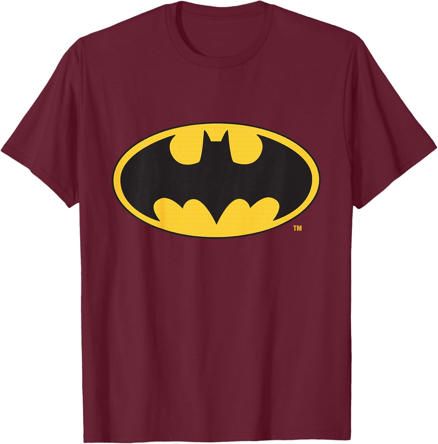 Kids DC Kids Batman Logo Classic T-Shirt - T-Shirt | Maroon
