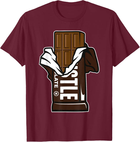 Chocolate bar. T-Shirt - T-Shirt | Maroon