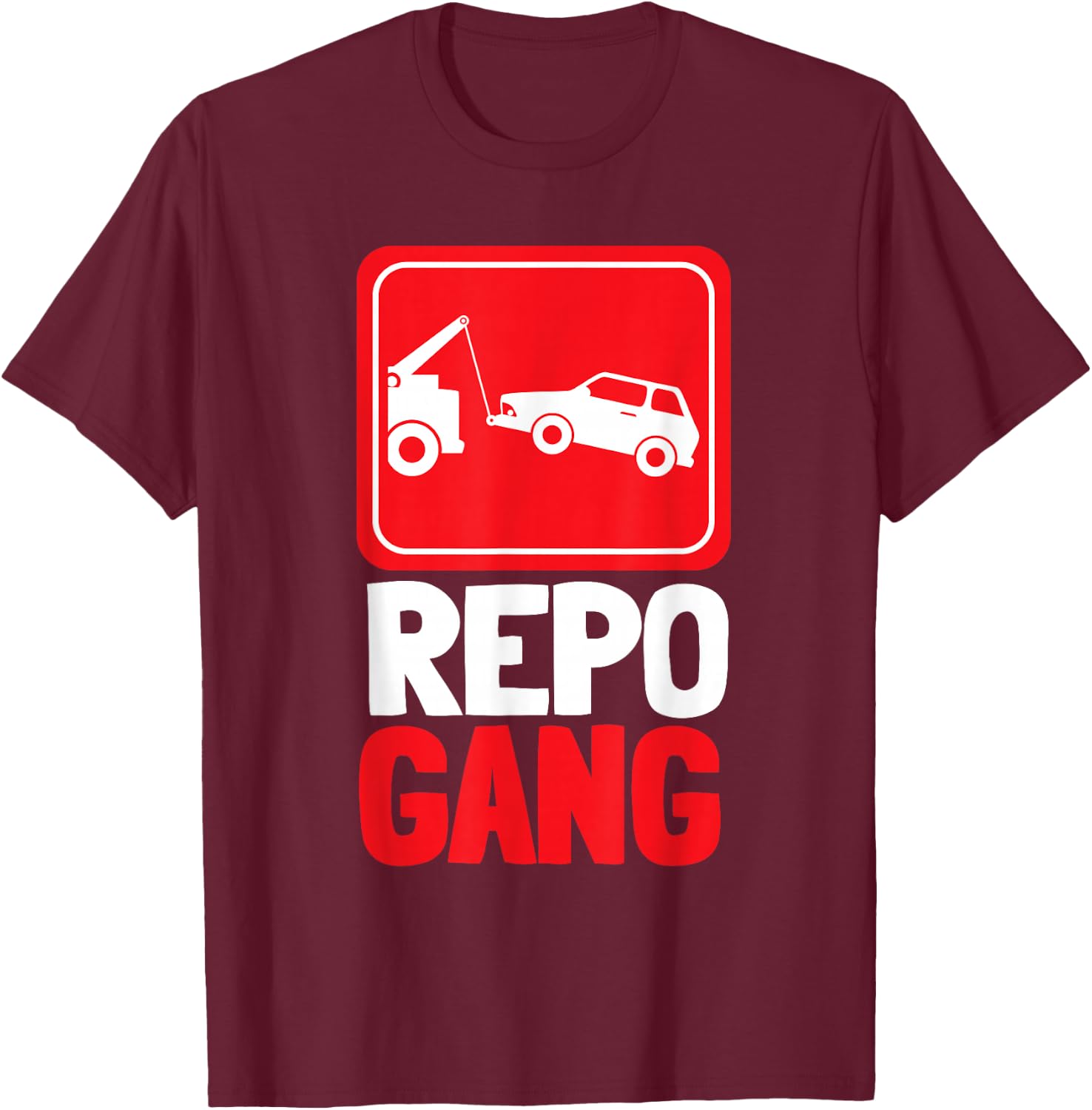 Repo Agent Repoman And Repossession Agent T-Shirt - T-Shirt | Maroon