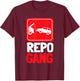 Repo Agent Repoman And Repossession Agent T-Shirt - T-Shirt | Maroon