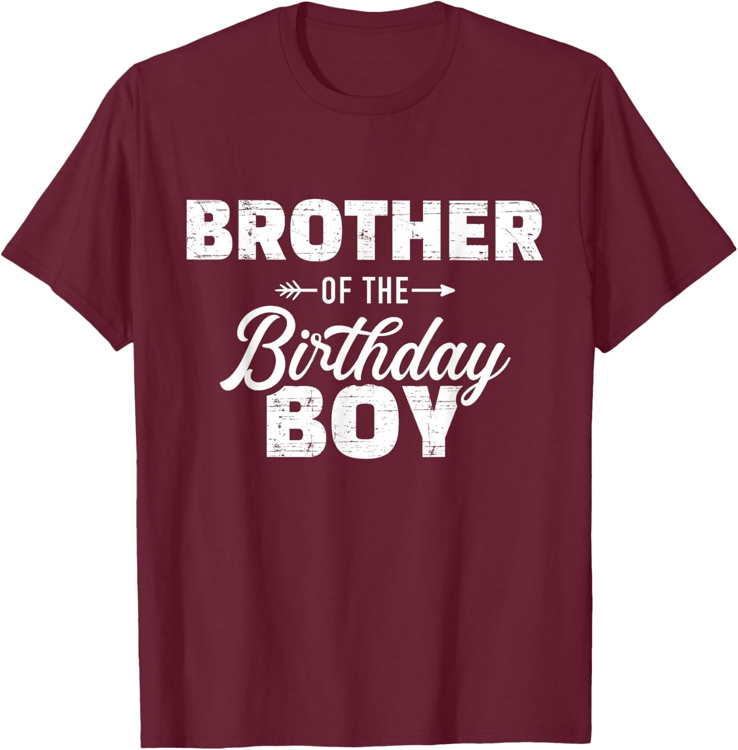 Brother from Birthday Child T-Shirt - T-Shirt | Maroon