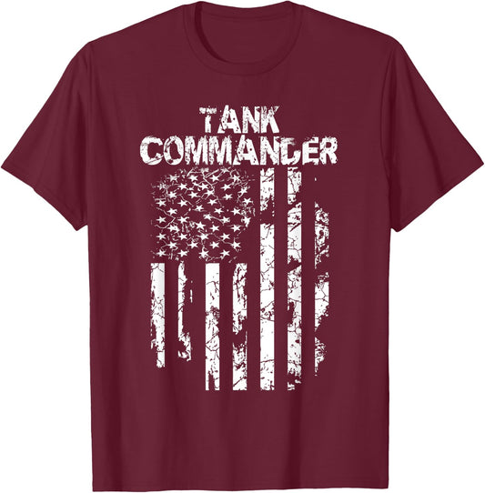 Tank Commander T-Shirt - T-Shirt | Maroon