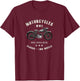 Royal Enfield WD / RE Classic Motorcycle WW2 T-Shirt - T-Shirt | Maroon