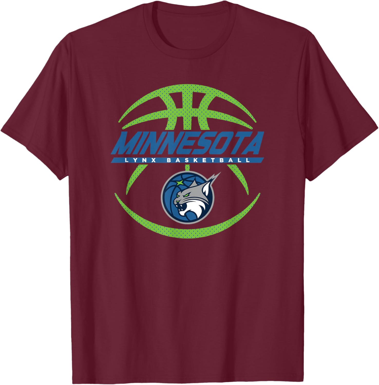 WNBA Minnesota Lynx The Rock T-Shirt - T-Shirt | Maroon