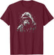 Angry Gorilla Face Growling Scary Silverback Gorilla T-Shirt - T-Shirt | Maroon