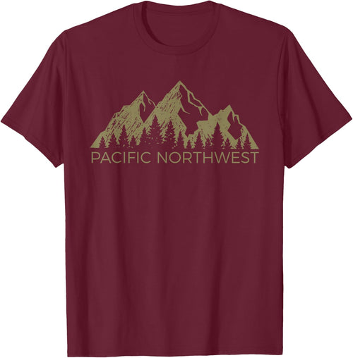 Pacific Northwest Mountain | PNW Pacific Northwest ,Black,Small