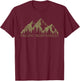 Pacific Northwest Mountain | PNW Pacific Northwest ,Black,Small T-Shirt - T-Shirt | Maroon