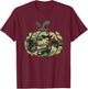 Camo Pumpkin Halloween camo Camouflage Pumpkin Camo T-Shirt - T-Shirt | Maroon