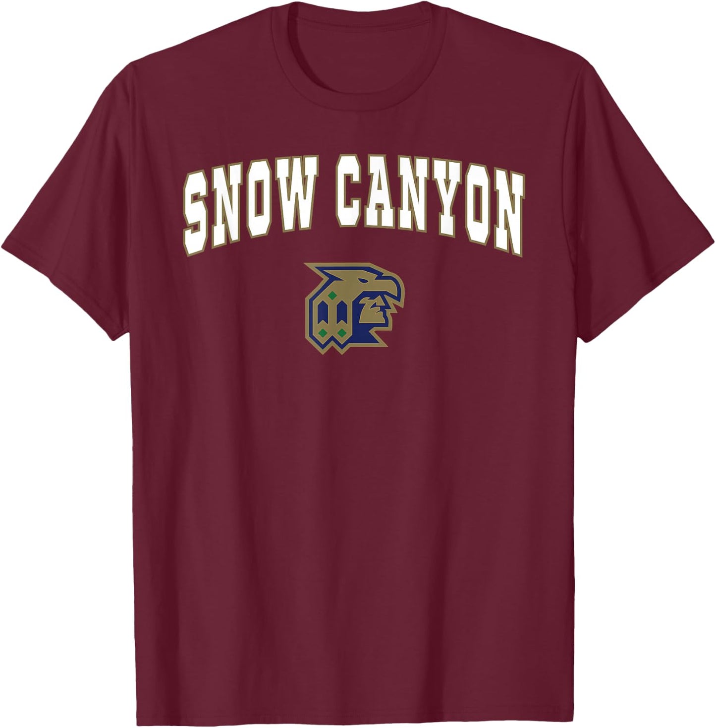 Snow Canyon High School Warriors T-Shirt - T-Shirt | Maroon