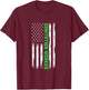 Sanitation Worker American Flag Funny Street Cleaner Men T-Shirt - T-Shirt | Maroon