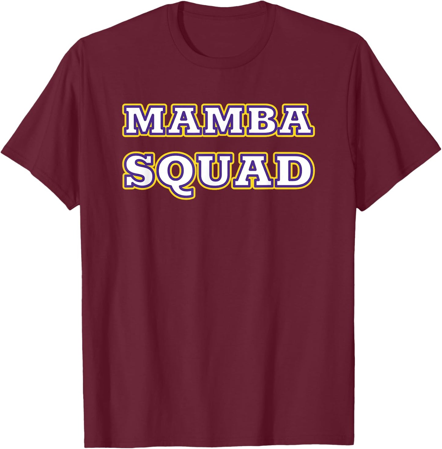 Mamba Squad funny Clothing for Snake Lover T-Shirt - T-Shirt | Maroon