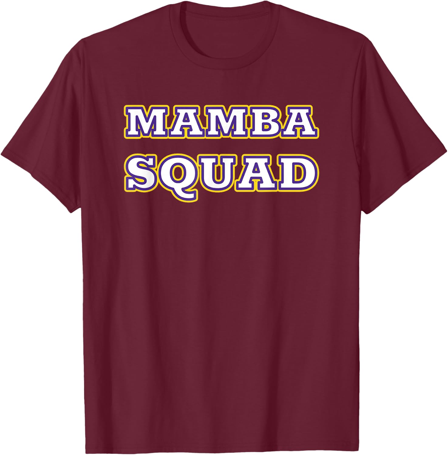 Mamba Squad funny Clothing for Snake Lover T-Shirt - T-Shirt | Maroon