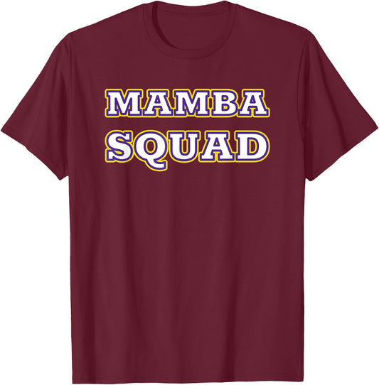Mamba Squad funny Clothing for Snake Lover T-Shirt - T-Shirt | Maroon