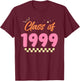 Class Of 1999 Graduation School Meetup Reunion T-Shirt - T-Shirt | Maroon