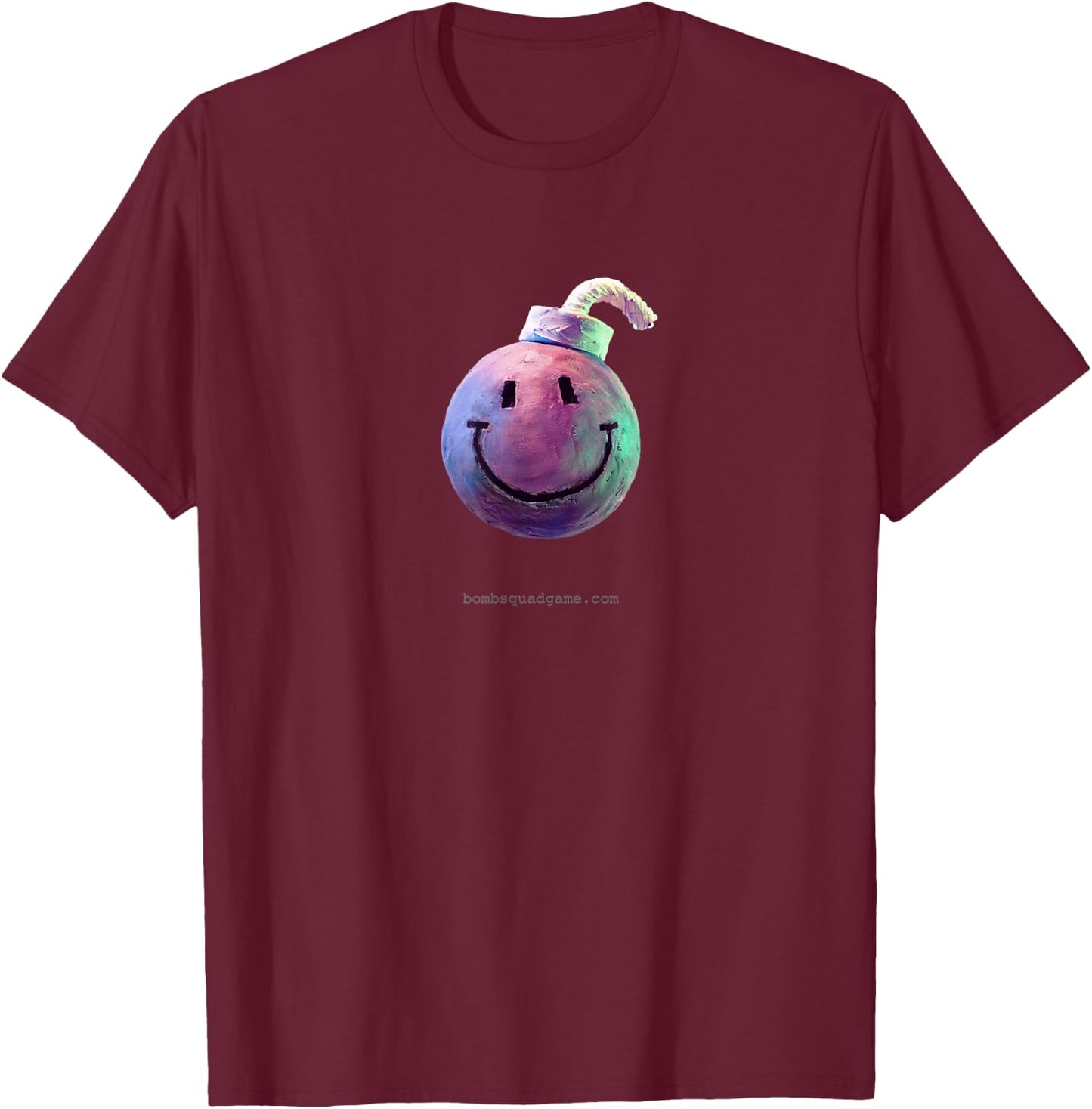 BombSquad logo T-Shirt - T-Shirt | Maroon