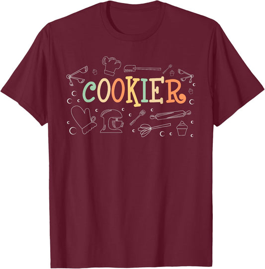 Cookie Decorating for a Cooking Lover Baker T-Shirt - T-Shirt | Maroon