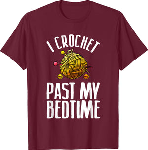 Funny Crochet Gift Crocheter Cool Quilting Crocheting Small T-Shirt - T-Shirt | Maroon