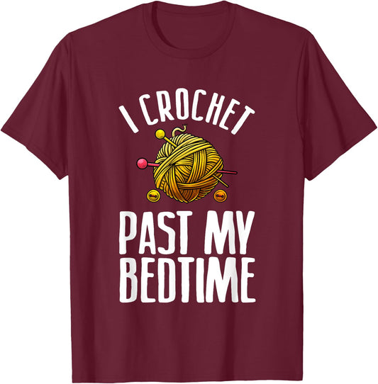 Funny Crochet Gift Crocheter Cool Quilting Crocheting Small T-Shirt - T-Shirt | Maroon