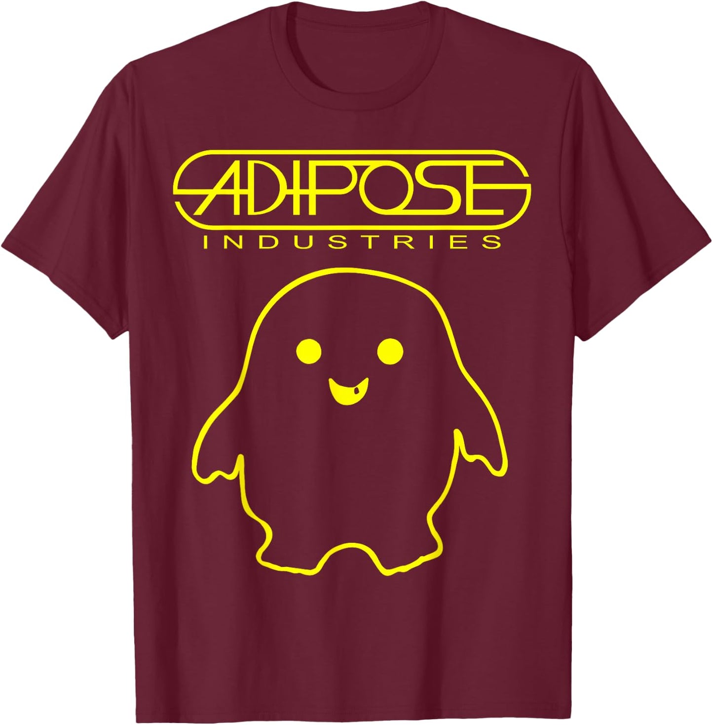 Spacetime-Tour Adipose Iconic SciFi Adventure Fan T-Shirt - T-Shirt | Maroon