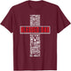 Christian, Blessed Dad, Bible Cross, Holy Fathers Day T-Shirt - T-Shirt | Maroon