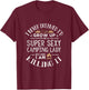 Camping Shirt Women Wife Camper RV Camping Vacation T-Shirt - T-Shirt | Maroon