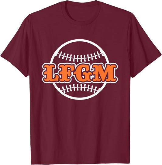 Baseball LFGM T-Shirt - T-Shirt | Maroon