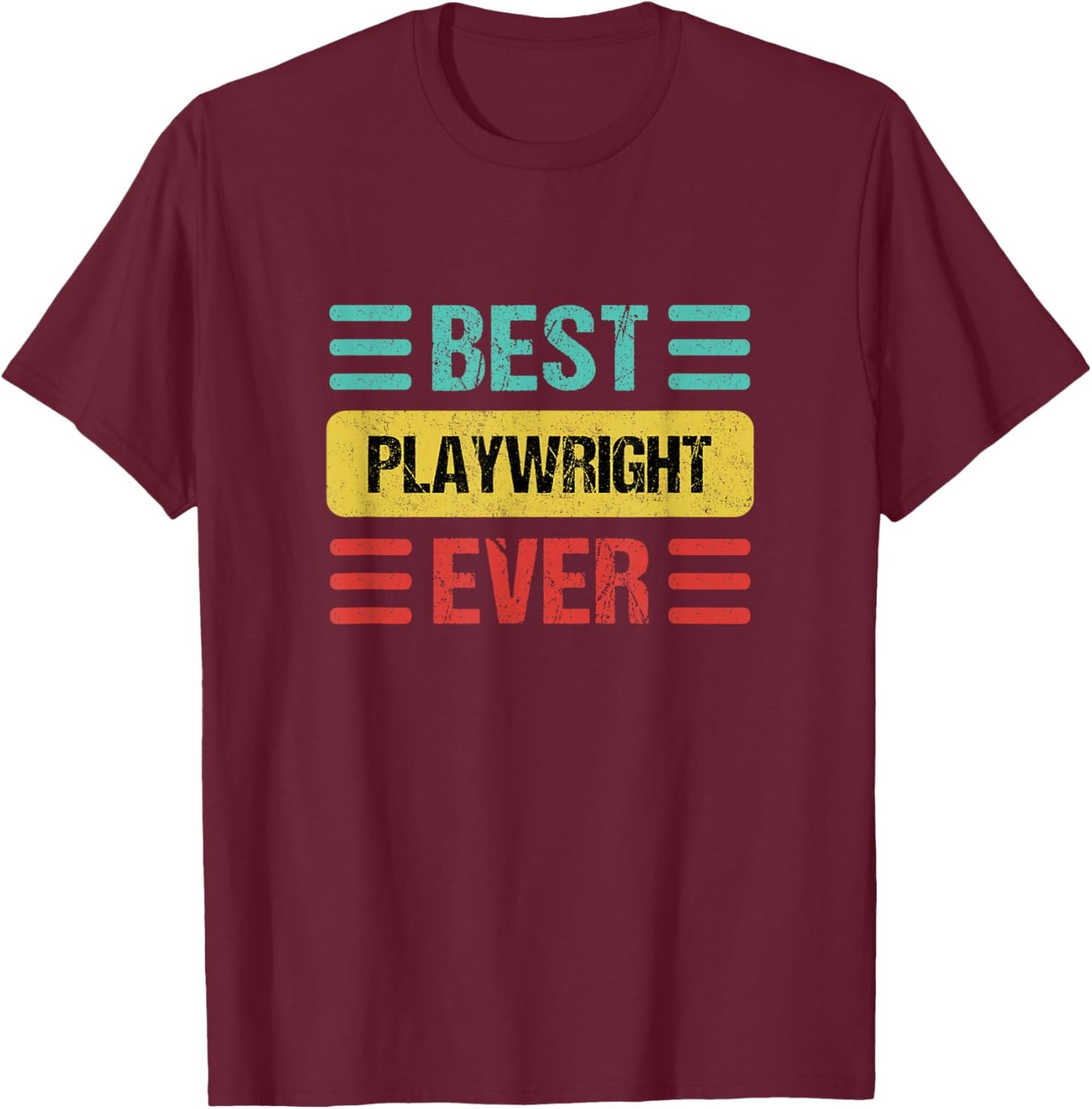 Playwright T-Shirt - T-Shirt | Maroon