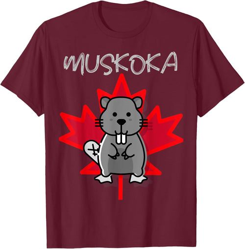 Muskoka Ontario Canada Beaver Poster Gift