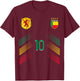 Benin Flag Beninese Pride Lovers T-Shirt - T-Shirt | Maroon