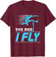 Hurdles Track and Field Hurdle Runner Hurdler You Run I Fly T-Shirt - T-Shirt | Maroon