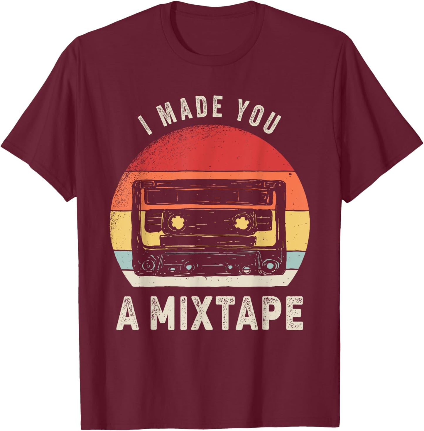 Catch Some Rays Vintage Retro Mixtape 80s 90s T-Shirt - T-Shirt | Maroon