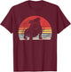 Vintage Retro Bulldog Dog Breed Men Women Kids T-Shirt - T-Shirt | Maroon
