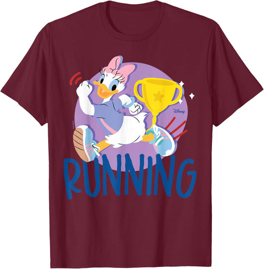 Daisy Duck - Running Trophy Exercise Track And Field T-Shirt - T-Shirt | Maroon