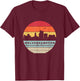 Retro Vintage Matching Wolverhampton T-Shirt - T-Shirt | Maroon